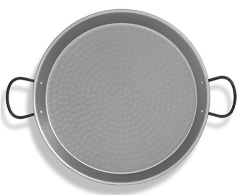 Traditional-Polished-and-Dimpled-Steel-Paella-Pan